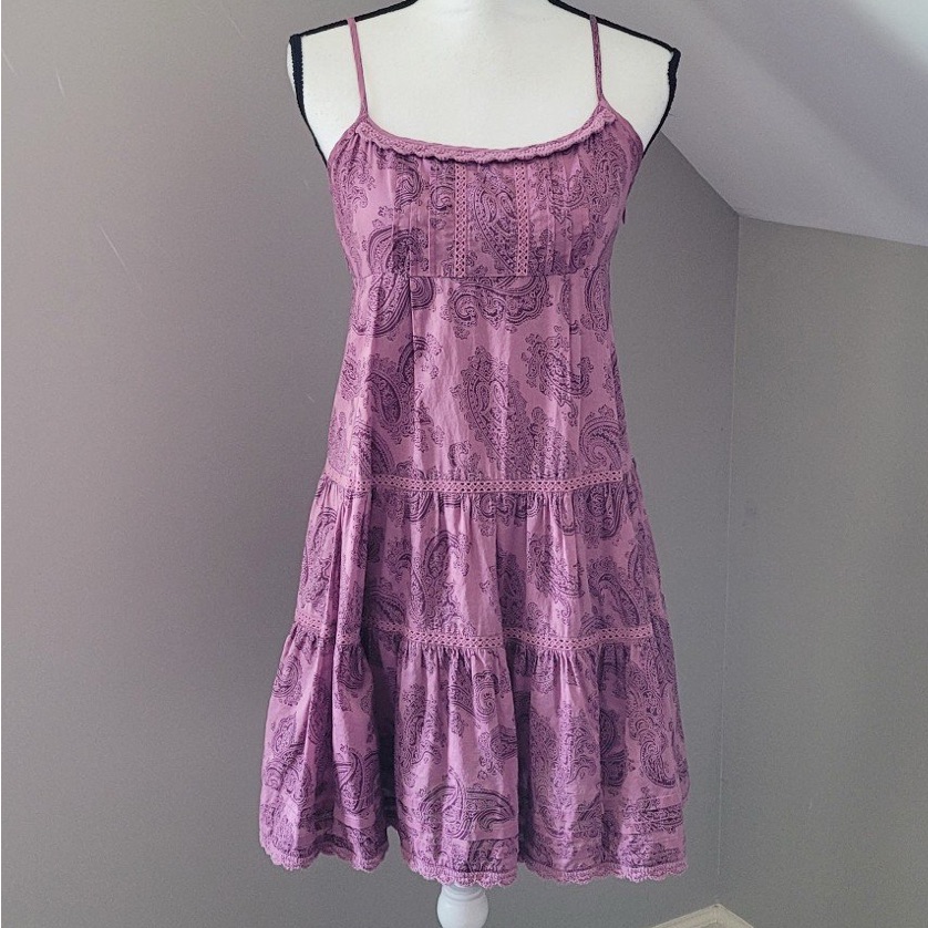 Juicy Couture Purple Ruffled Tiered Sundress